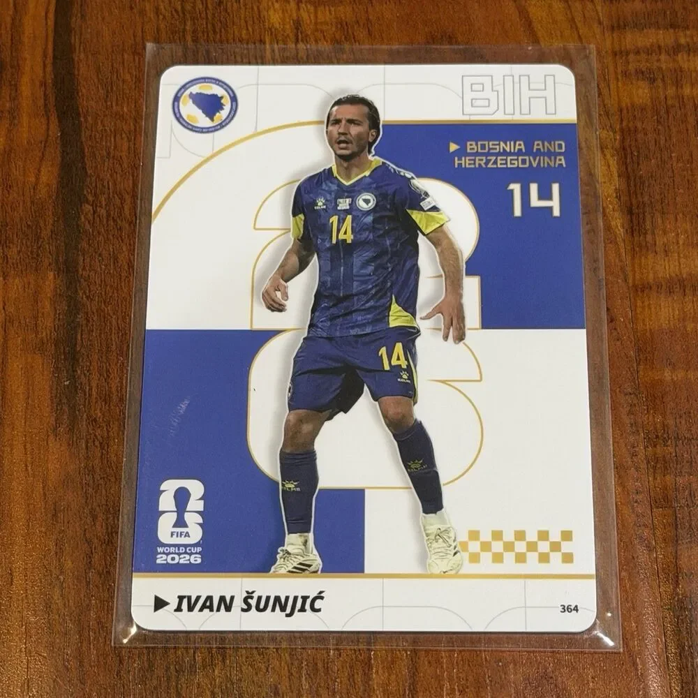 2 x 2026 Panini Kayou FIFA World Cup Ivan Sunjic Tarik Muharemovic Red /199 Lot